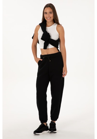 U.S. Polo Assn. Kadın Siyah Jogger Eşofman Altı 50307736-VR046