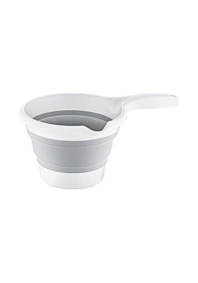 Orret Home 1,2 Litre Katlanabilir Maşrapa Akordiyon Tasarımlı, Tutma Saplı, Silikon Gövdeli Kamp Ve Piknik Maş Diğer