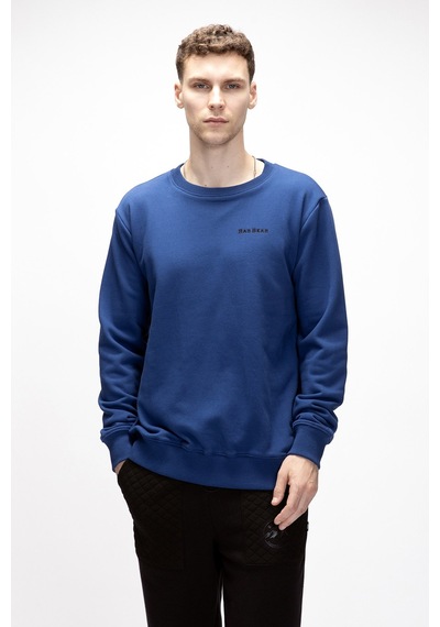 Bad Bear Inner Baskılı Parlament Mavisi Crewneck Erkek Sweatshirt Parlement Mavisi
