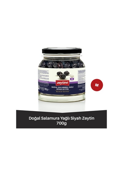 Gemlik Siyah Zeytin 700 Gr 261/290 M