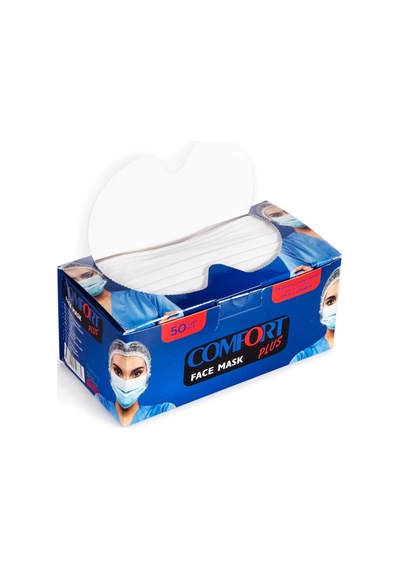 Comfort Plus 3 Katlı Cerrahi Maske Full Ultrasonic 50 Adet