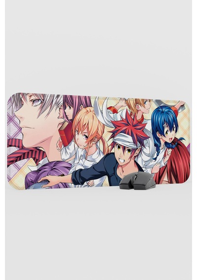 Food Wars Anime V1 - 70x30 Xl Gaming Kauçuk Kaymaz Taban Mouse Pad Fare Altlığı