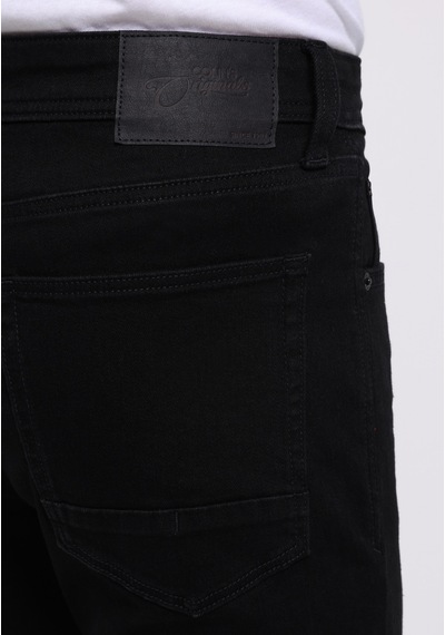 Colin's Colins Regular Fit Orta Bel Daralan Paça Erkek Black Black Denim Pamuklu Jean Pantolon Cl1071698 Q1.v1 Dn06270 Siyah