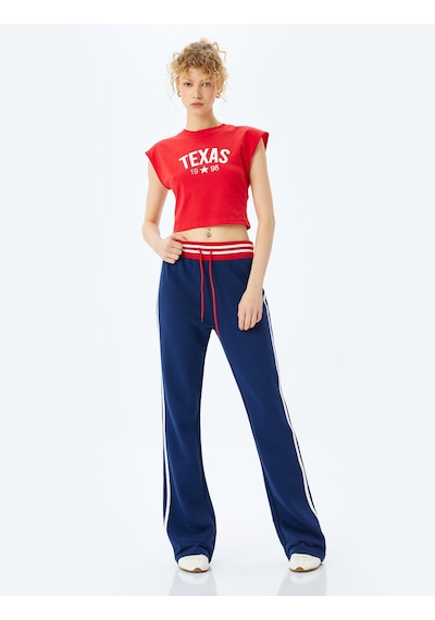 Koton Slogan Baskılı Kolsuz Crop Bisiklet Yaka Tişört Kırmızı 5sal10118ık KIrmızı Kırmızı Koton Slogan Baskılı Kolsuz Crop Bisiklet Yaka Tişört Kırmızı 5sal10118ık KIrmızı Kırmızı