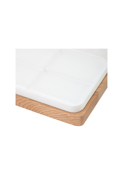 Mudo Home Boho Katı Sabunluk Beyaz
