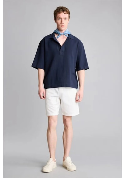 Defacto %100 Pamuk Boxy Fit Gömlek F8622ax26spnv175 Lacivert-nv175
