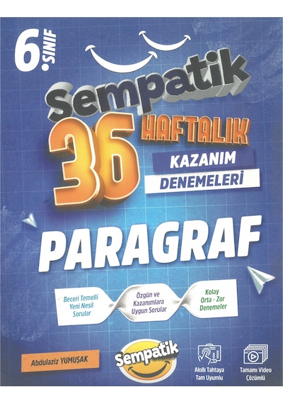 Ünlüler Karması 6. Sınıf Sempatik Serisi Paragraf 36 Haftalık Kazanım Denemeleri