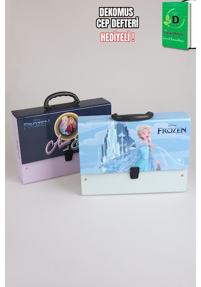 X Dekomus Lisanslı Frosted Whispers Collection Elsa Frozen Saplı Çanta Tekli Altın