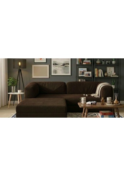 Herev 200x200 Cm 50 Dns Modüler Köşe Koltuk Fitilli Kadife Kumaş, Yatak Olabilen, Modern Tasarım Şark Köşe Kahverengi Herev 200x200 Cm 50 Dns Modüler Köşe Koltuk Fitilli Kadife Kumaş, Yatak Olabilen, Modern Tasarım Şark Köşe Kahverengi