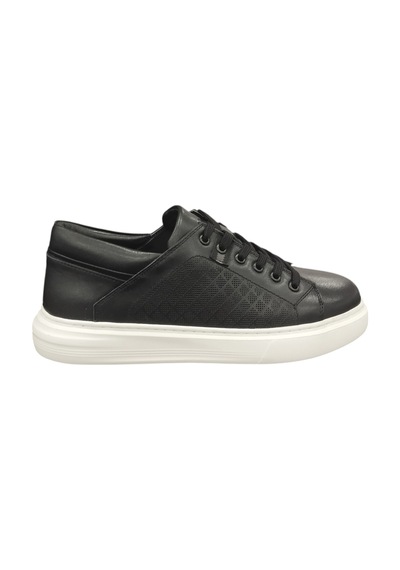 Taşçı Ayakkabı Erkek Hakiki Deri Ortopedik Eva Taban Günlük Sneaker Ayakkabı Siyah