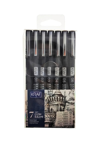 Kraf Drawing System Çizim Kalemi 7 Li