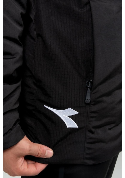 Diadora Alto Anorak Uzun Mont Siyah