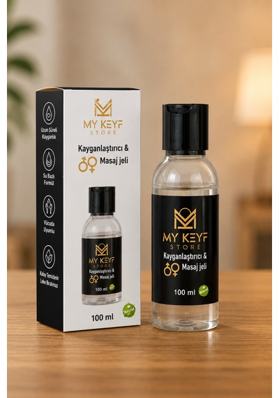My Keyf Masaj Jeli & Kayganlaştırıcı 100 Ml Kokusuz Renksiz Su Bazlı