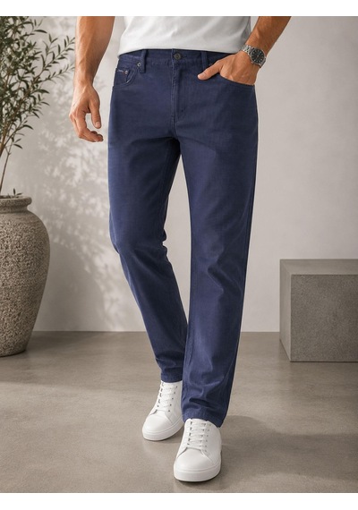 Classics Men Captiva Regular Fit Likralı Erkek Desen Jean Pantolon 7733 Mavi