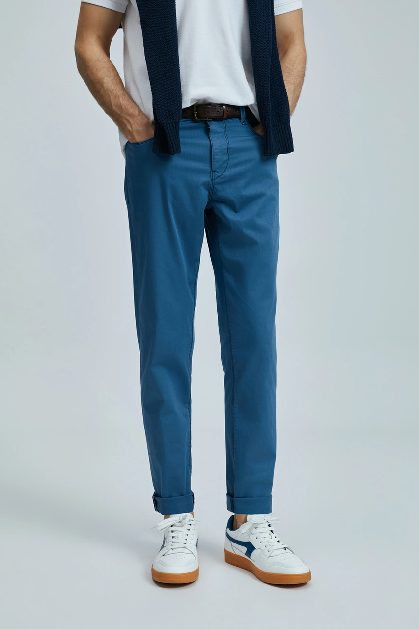 Lufian Helt Spor 5 Cep Erkek Pantolon Slim Fit Mürekkep Lacivert Mürekkep Lacivert 111190347100290 Mürekkep Lacivert