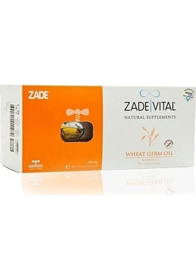 Zade Vital Rüşeym Yağı 500 Mg 60 Kapsül