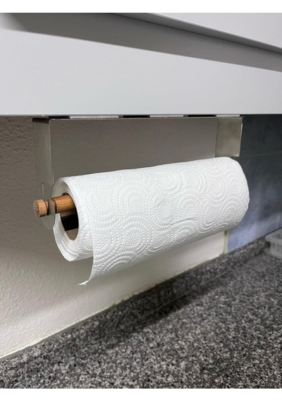 Kendinden Yapışkanlı Ve Vidalı Paslanmaz Çelik Kağıt Havluluk Tahta Kancalı Diğer