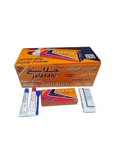 Jalasanj İran Yapıştırıcı İkiz Tüp Epoksi Metal Yapıştırıcı 24 Adet