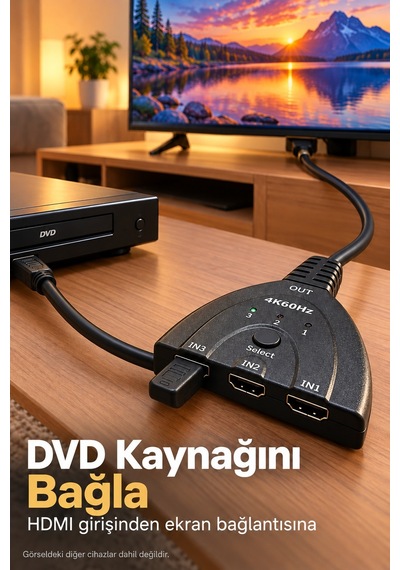 Hdmı Switch 2.0 Ve 3d Format Destekli - Lisinya