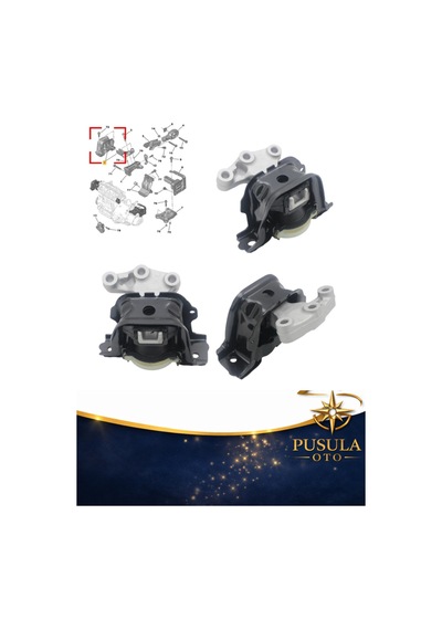 Sağ Üst Motor Takozu - Peugeot 207/1007/208/2008/elysee/301 & Citroën C3 Picasso/c4 Dv6dted 1807gw