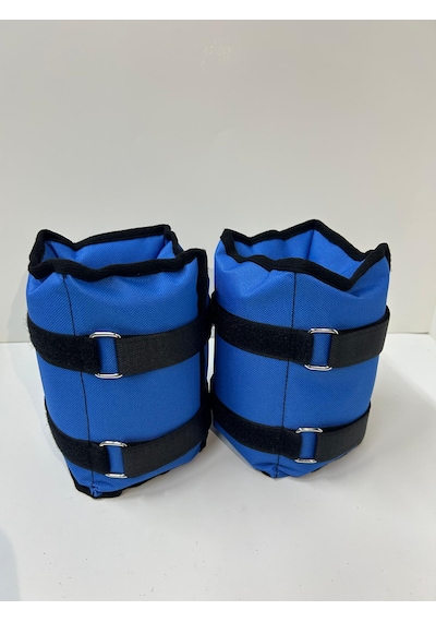 Me&ra Sport 2 Kg X 2 Adet El Ayak Bilek Ağırlık Seti Kum Ağırlık Torbası mavi