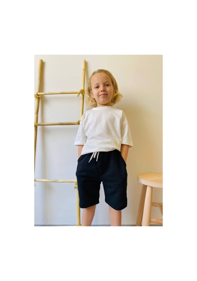 Genel Markalar Luniva Butik Unisex Çocuk Beyaz Basic Tişört Siyah Waffle Şort Takımı Yazlık 2'li Takım Beyaz Genel Markalar Luniva Butik Unisex Çocuk Beyaz Basic Tişört Siyah Waffle Şort Takımı Yazlık 2'li Takım Beyaz