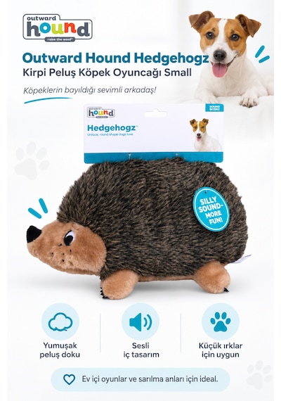 Petstages Hedgehogz Kirpi Peluş Köpek Oyuncağı Small