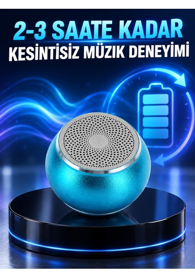 Kablosuz Bluetooth 5.0 Hoparlör Kompakt Ve Güçlü Ses Yeni Nesil - Lisinya