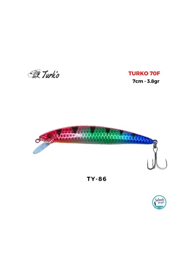 Turko 70mm 3.8gr Maket Balık Ty-86