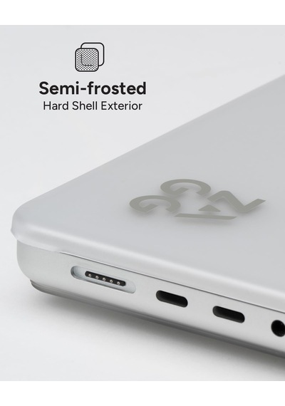 Zagg Apple Uyumlu MacBook Koruma Apple Uyumlu MacBook Pro 16 İnç M4/m3/m2/m1 Kılıf Şeffaf