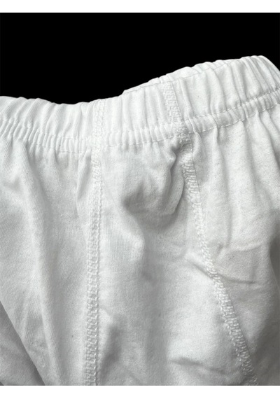 Pamuklu Arjantin Paçalı Erkek Boxer 12'li Beyaz