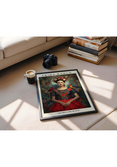 Frida Kahlo Çerçevesiz Poster, Modern Dekoratif Çerçevesiz Poster, Tablo, Fridakahlo, 21 X 30