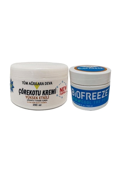 Biofreeze Çörek Otu Kremi Xlwhite Büyük 200 Ml Krem + Biofreeze Cool The Paincream 150 Ml / Masaj Seti