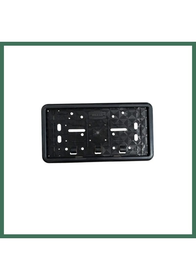 En-cag Çerçeveli Dikdörtgen Plakalık Plaka Altlığı Siyah 32x17cm 1 Adet Bss