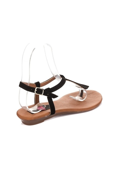 Fox Shoes Siyah Kadın Sandalet B548393502