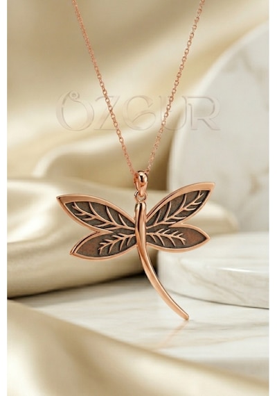 925 Ayar Gümüş Yusufcuk Kolye Rose Gold