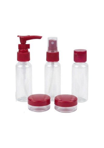 Taşınabilir 5 Parça Seyahat Kozmetik Dolum Seti 30 Ml Cn