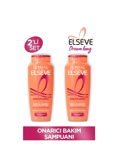 Dream Long Onarıcı Bakım Şampuanı 400ml 2'li Set