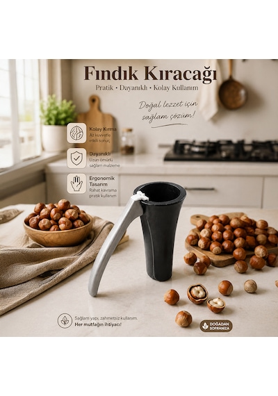 Porsima 4325 Terminator Fındık Kıracağı Dayanıklı Metal Ceviz Ve Fındık Kırma Aparatı