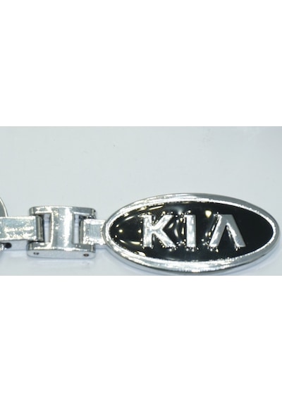 Kia Dk Tuning Uyumlu Krom Çift Yön Metal Anahtarlık Siyah
