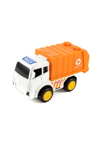 Oyuncak Mini Kamyon Sürtmeli Turuncu