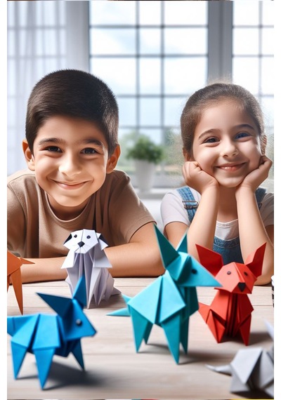Origami Kağıdı - 50 Adetli Sade Renkli Origami Seti