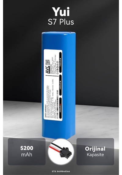 Yui S7 Plus 5200mah Robot Süpürge Bataryası K.k