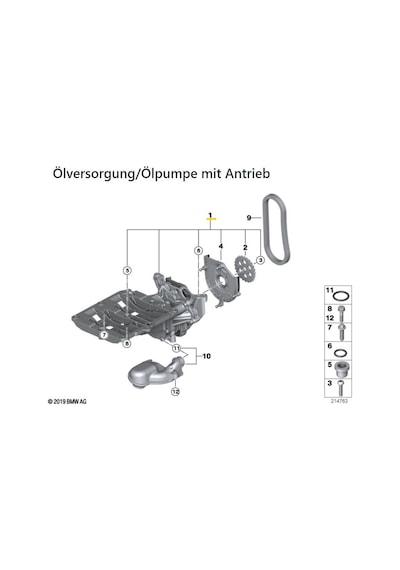BMW 2 SERİSİ F22 13-18 N47N KOMPLE YAĞ POMPASI PİERBURG