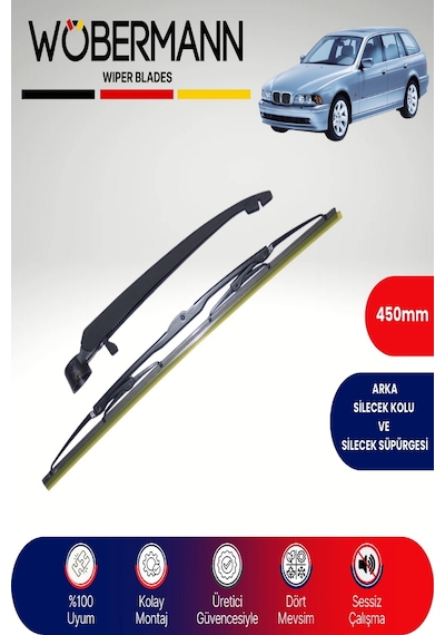 Wöbermann Bmw 5 Serisi E39 Sw 1995-2004 Arka Silecek Kolu Ve Süpürgesi Komple