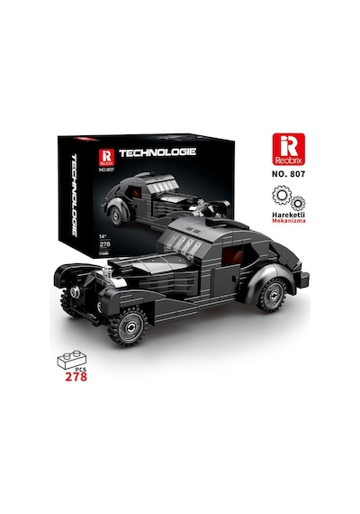 Reobrix Creator 807 Bugatti Type 57sc Atlantic Klasik Araba Yaratıcı Yapı Blok Seti Building Blocks - 278 Parça