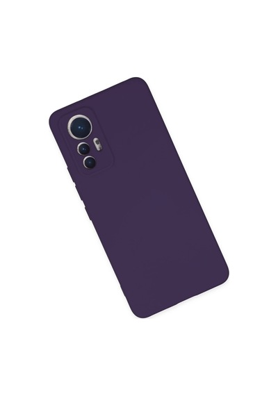 Uryport Xiaomi Mi 12 Lite Kılıf Nano İçi Kadife Silikon - Mor Çok Renkli