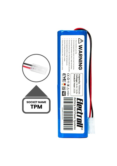 Bilicra Moby Batarya Maksimum Kapasite 7000mah Pil Robot Süpürge Bataryası