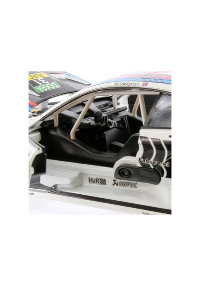 1:24 Ölçek Bmw M4 Dtm Beyaz Diecast Metal Model Araba Açılabilir Kapı Ve Kaput Çok Renkli