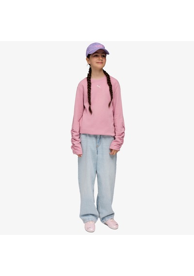 Puma Bowtique Crew Çocuk Pembe Sweatshirt 632219 2800236